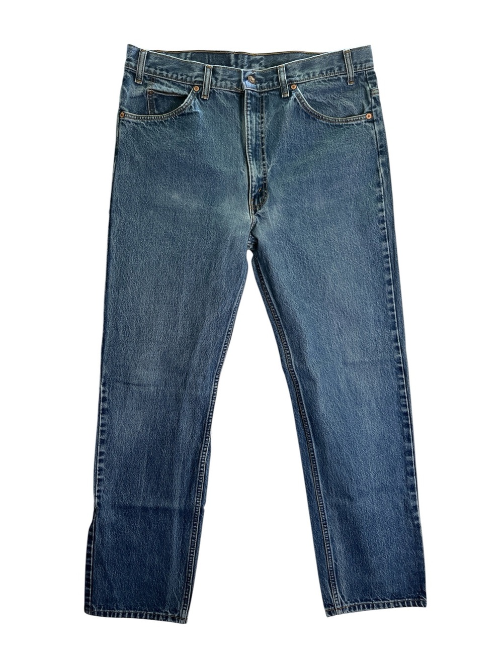 Vintage Levi’s 505 Orange Tab Jeans 38x32 Made in Brazil 100% Cotton Straight
